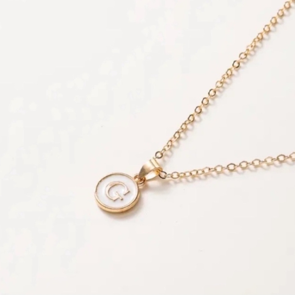 Kendra Scott Gold Necklace with Crystal Charm
